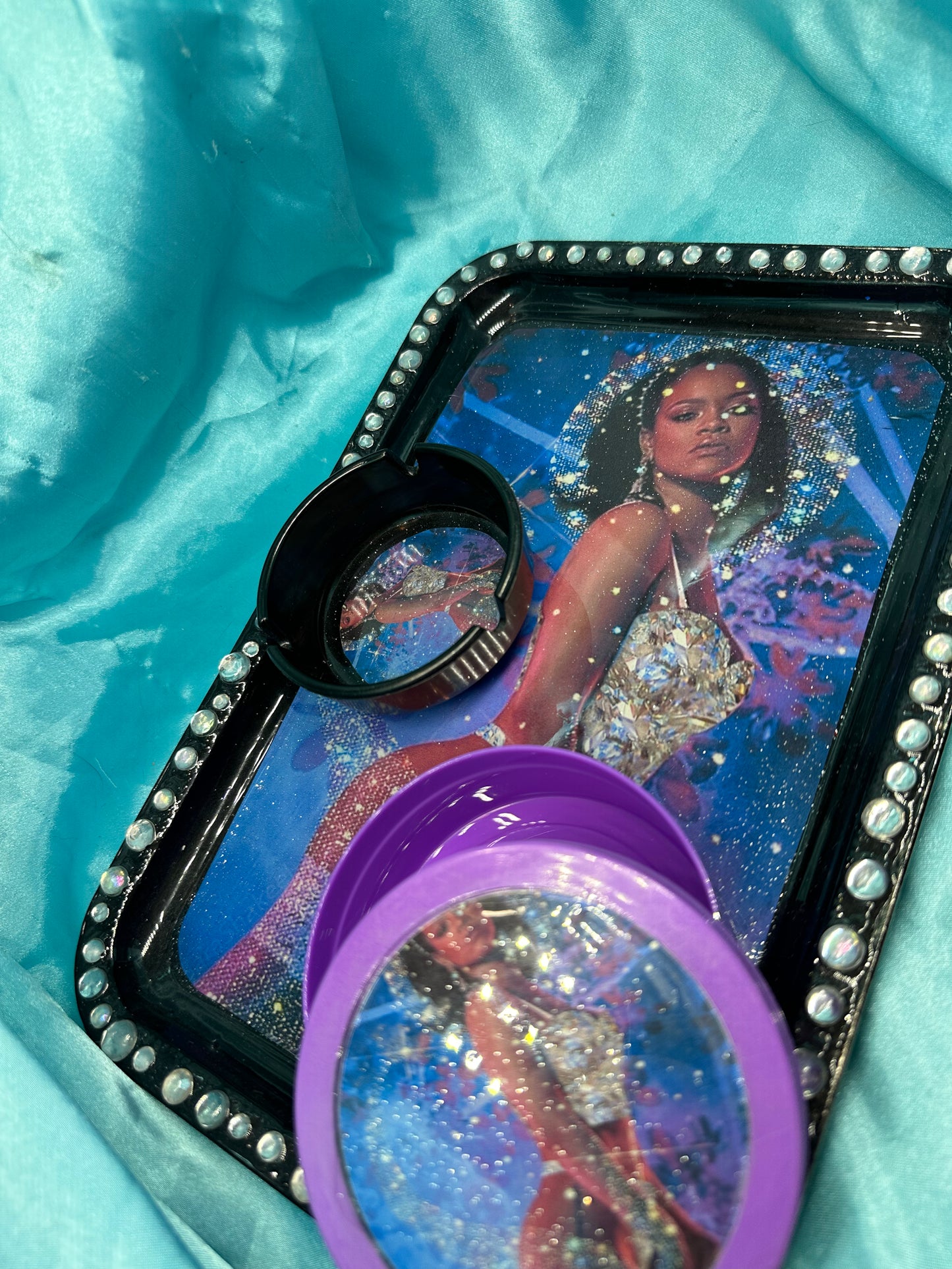 Rihanna Glam Tray, Stash Jay, and Ashtray