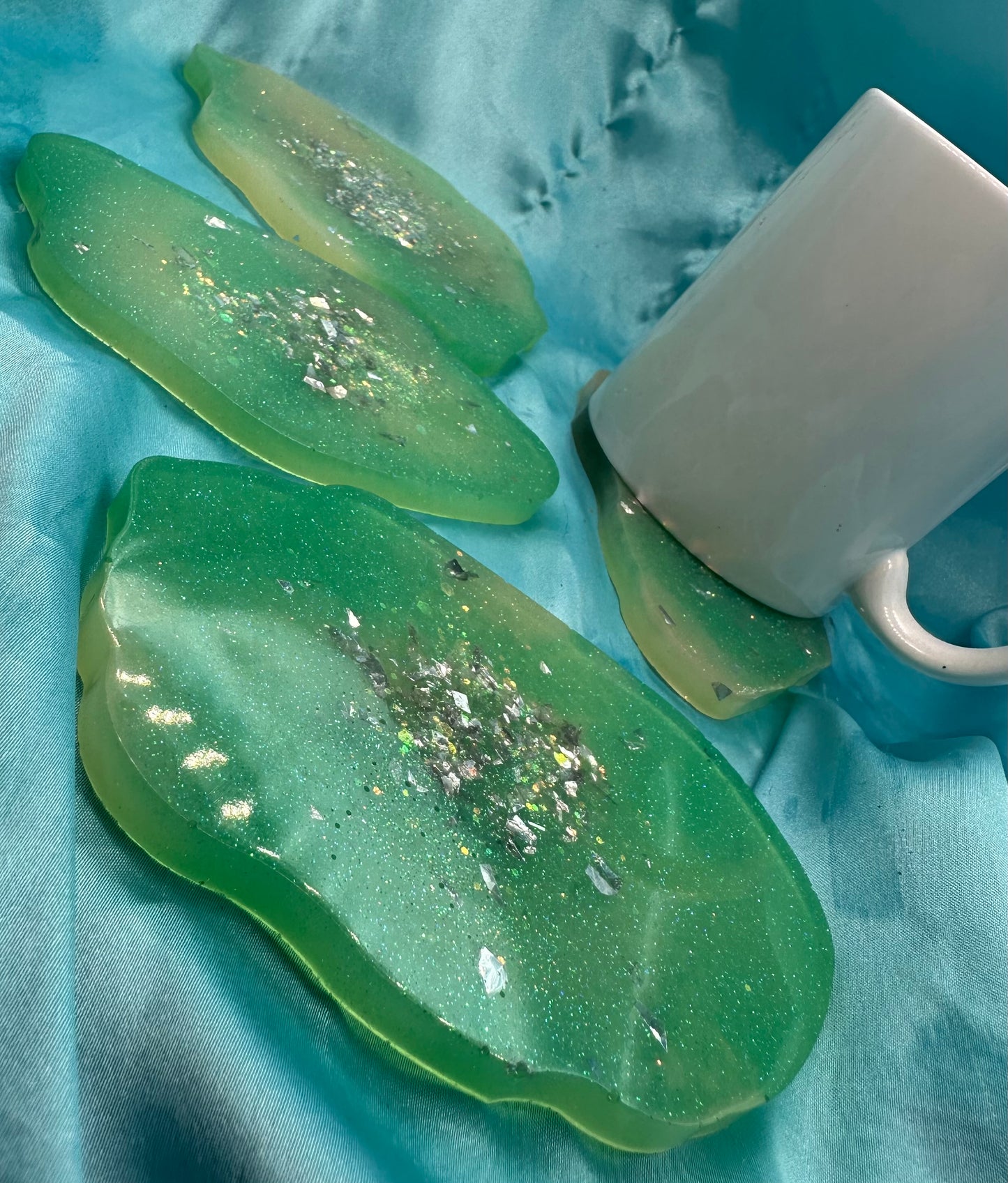 Mint 4Pcs Coaster Set