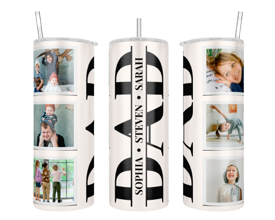 6 Picture Dad Tumblers