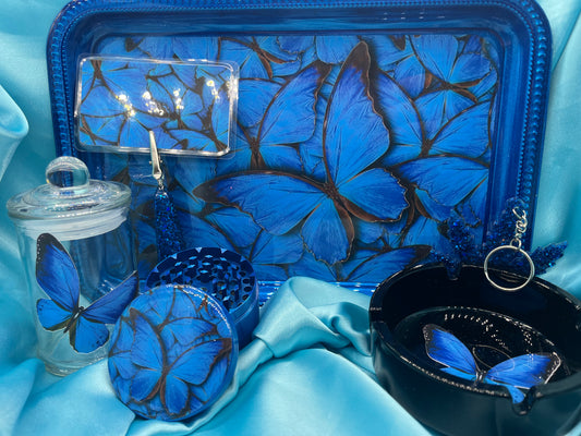 Butterfly Tray Set