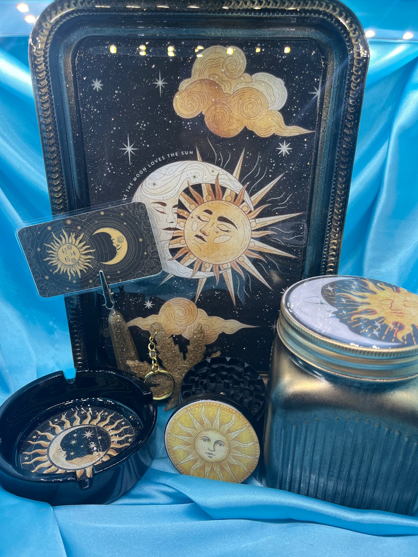 Sun and Moon Rolling Tray Set