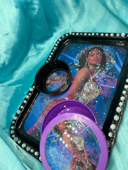 Rihanna Glam Tray, Stash Jay, and Ashtray