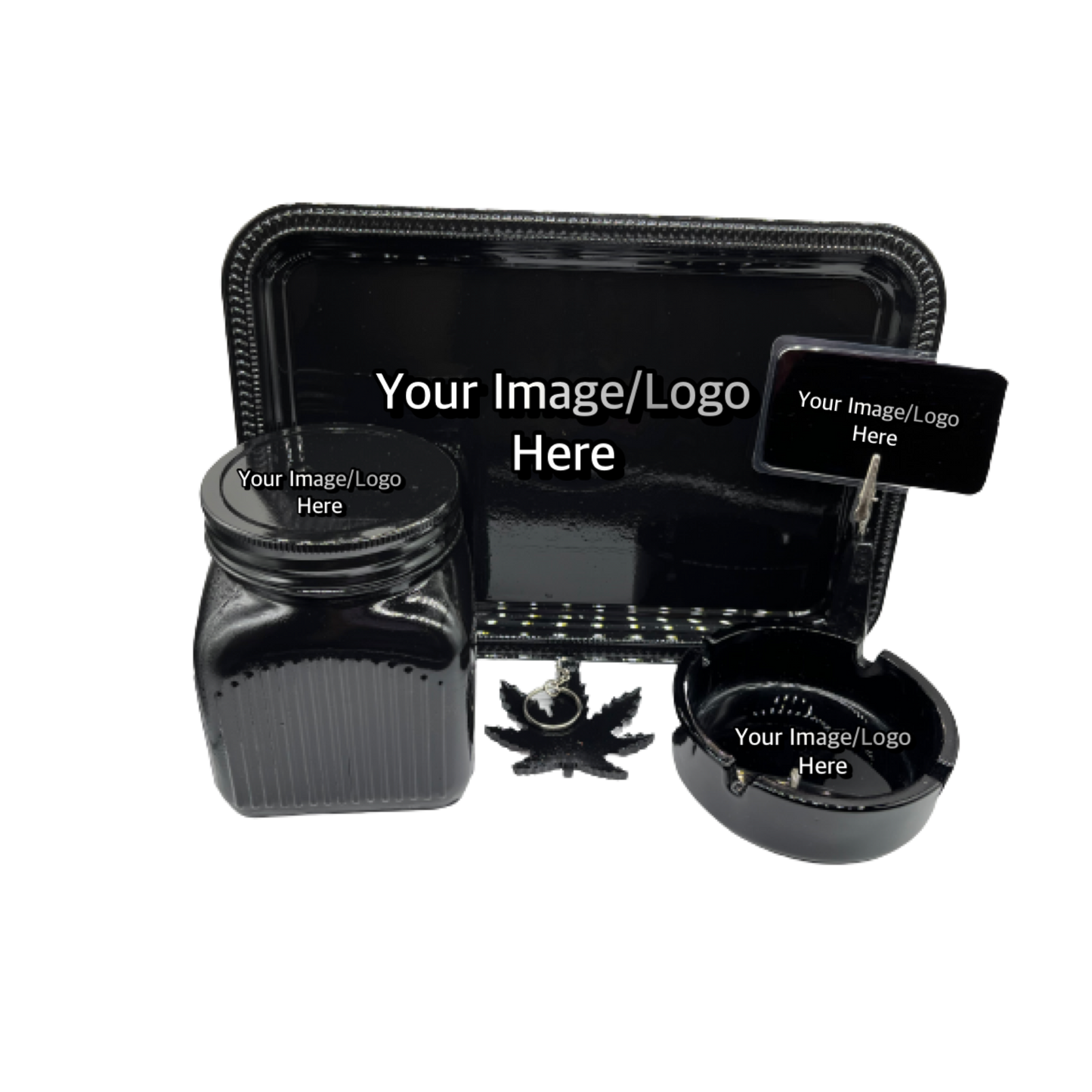 5 Piece Custom Photo Tray Sey (4Pictures)