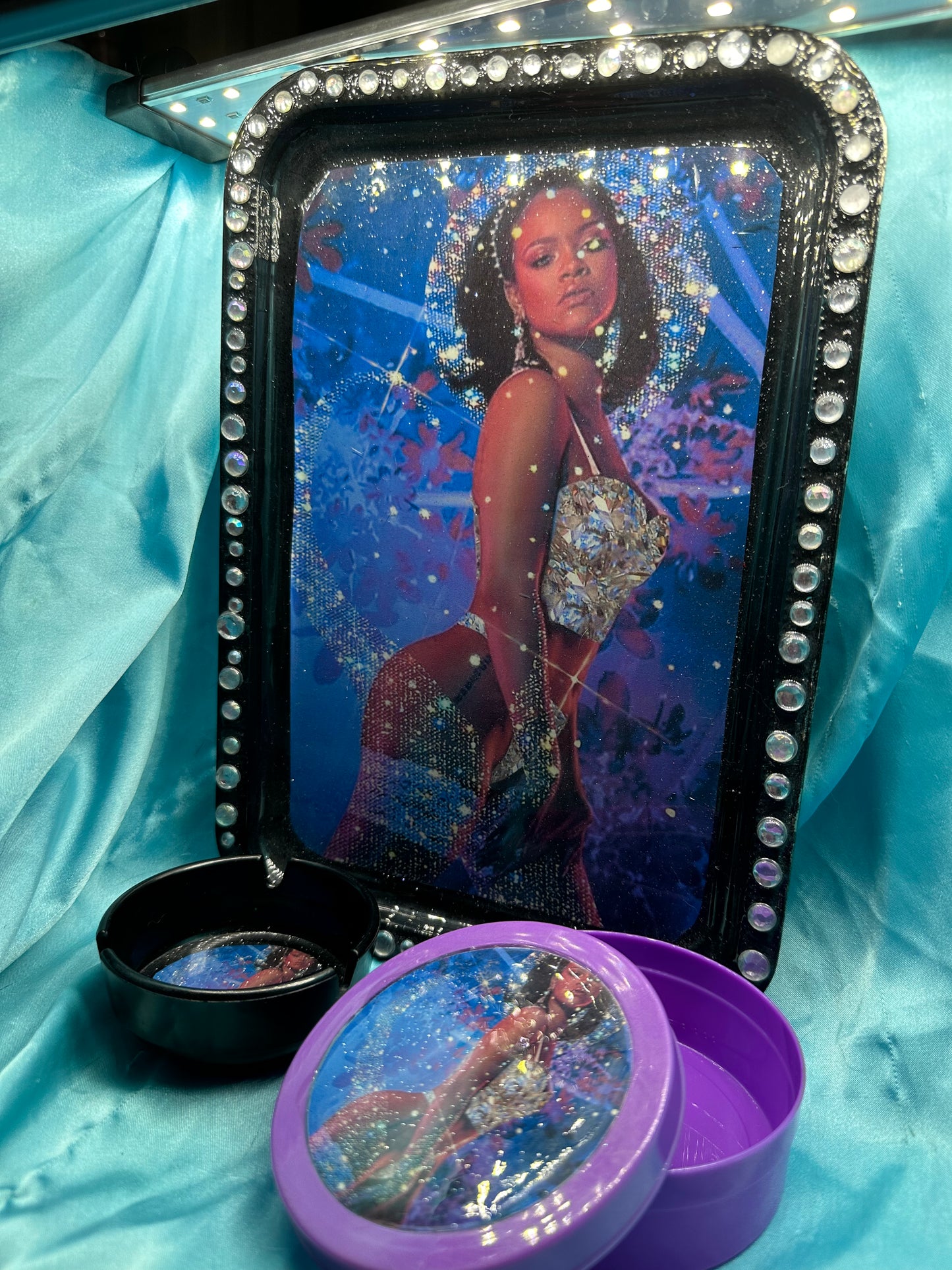 Rihanna Glam Tray, Stash Jay, and Ashtray