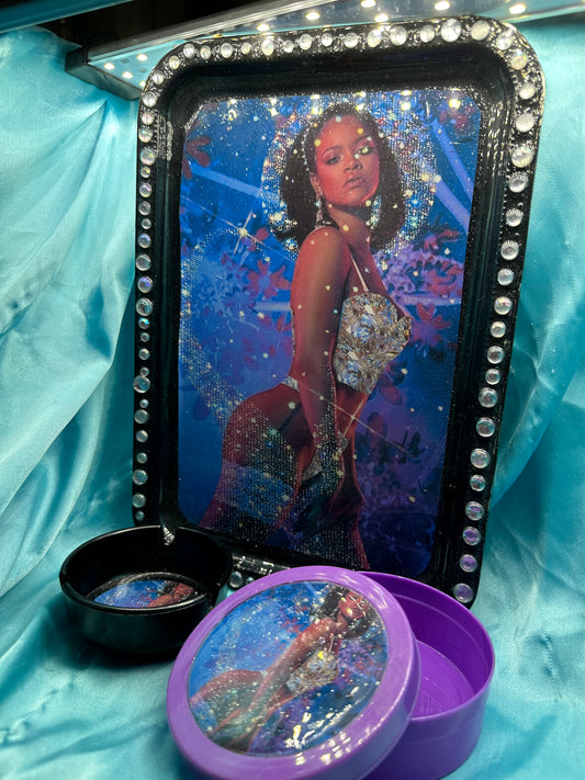 Rihanna Glam Tray, Stash Jay, and Ashtray