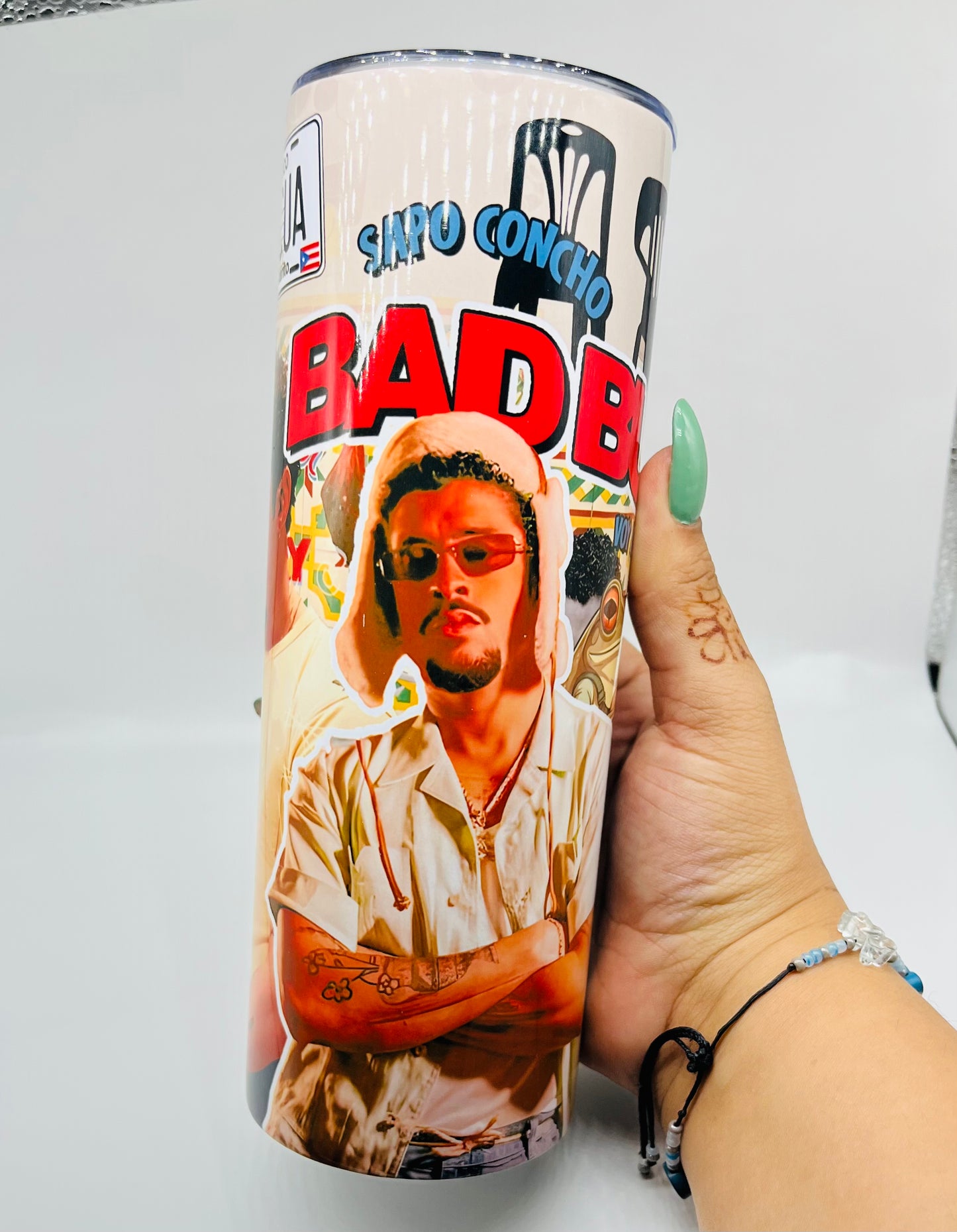 Puerto Rico-Inspired 20oz Stainless Steel Tumbler