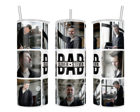 8 Picture Fathers/Papa/Dad Tumblers