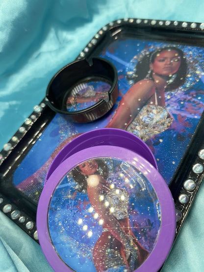 Rihanna Glam Tray, Stash Jay, and Ashtray