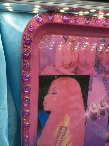 Nicki Glam Tray, Stash Jar, and Astray