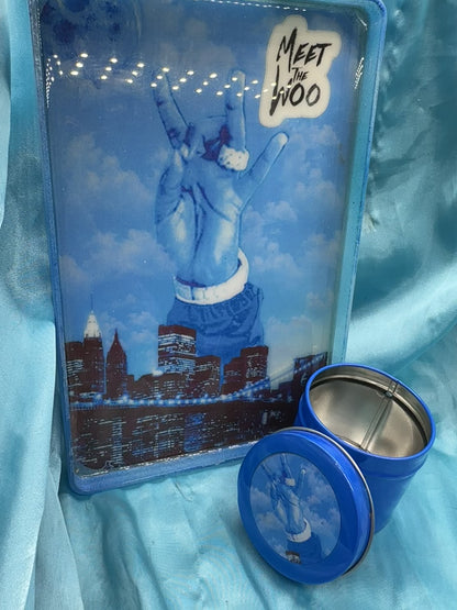 Pop smoke Tray and Stash Jar