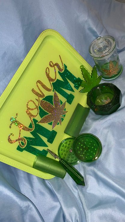 Stoner Mom Rolling Tray Set