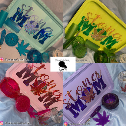 Stoner Mom Rolling Tray Set